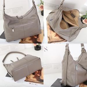 Leather Simple Shoulder <b>Bag</b> for Women Genuine Cow Leather Elegant Simple Crossbody Multifunction Ladies Girl Handbag - Product Image 5