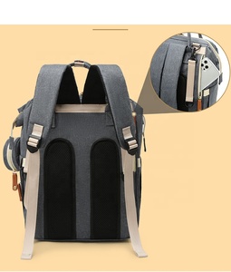 Sac à Dos de Voyage Multifonction en Nylon pour Maternité et Bébé, Organisateur et Sac à Langer Personnalisé en Gros OEM ODM avec Sacs de Rechange - Product Image 4