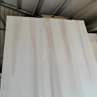 Panneau de bois de peuplier massif collé sur les bords 4x8FT, vente en gros directe usine Chine, pour la fabrication de meubles