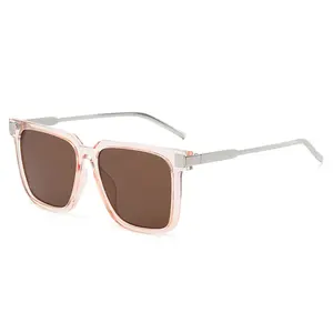 CHUZICI Retro Oversized Square Women Luxury Sunglasses Fashion Brand Designer Clear Lens Frame Men Tea Sun Glasses