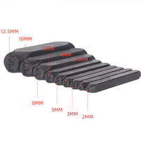 36pcs Digital Letter Steel Stamp LOGO Leather Metal Punch Set-Diverse Jewelry Makers High Quality Precision DIY Crafting Tools