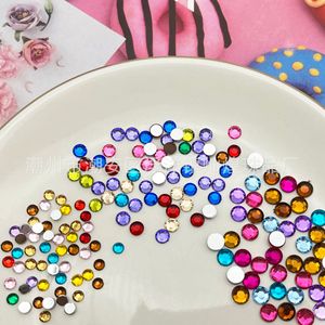 Flat Back Rhinestones Mixed Colors Small Round Acrylic Nail Art Decoration <b>Bling</b> <b>Bling</b> DIY Resin <b>Ornament</b> Chaozhou Origin - Product Image 3
