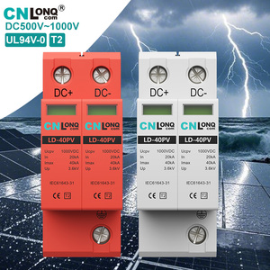 CNLonQcom 2 P PV güneş dalgalanma koruyucu cihaz DC 500V-1000V 20KA-40KA 2 kutuplu SPD