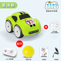 Voiture Électrique à Induction Intelligent Mini Dessin Animé Télécommandée avec Évitement d'Obstacles, Musique Intelligente et Lumières pour Enfants