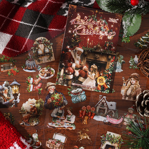 20 Pezzi/Confezione Adesivi Natalizi Creativi per Bambini in PET <span class=keywords><strong>con</strong></span> Adesivi Fustellati Autoadesivi per Decorazioni Festive - Product Image 3