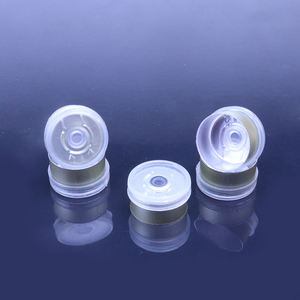 13mm <b>Bottle</b> Vial Sealing Cap Aluminum <b>Plastic</b> Combination Flip Top Tear Off Cap for Glass Vials - Product Image 3