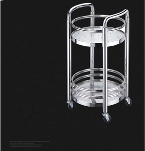 Hôtel <span class=keywords><strong>de</strong></span> luxe chambre buffet <span class=keywords><strong>chariot</strong></span> 2 niveaux en acier inoxydable <span class=keywords><strong>design</strong></span> <span class=keywords><strong>de</strong></span> luxe dessert <span class=keywords><strong>service</strong></span> alimentaire boissons café thé <span class=keywords><strong>chariot</strong></span> <span class=keywords><strong>chariot</strong></span> - Product Image 4