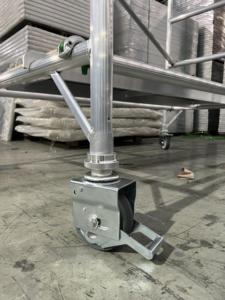 Andamio móvil de aluminio para construcción, 6m, 12m, andamio de Marco ancho único, <span class=keywords><strong>Torre</strong></span> rodante - Product Image 5