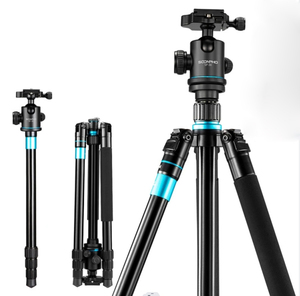 Soporte de trípode de cámara de vídeo de aleación de aluminio <span class=keywords><strong>para</strong></span> cámaras DSLR y SLR - Product Image 2