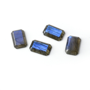 Pierre précieuse naturelle <span class=keywords><strong>Labradorite</strong></span> taillée sur mesure, coupe octogonale facettée, adaptée à la fabrication de bijoux, pierre naturelle en vrac, <span class=keywords><strong>Labradorite</strong></span>. - Product Image 2