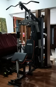 Equipo de gimnasio en casa, estación de dominadas multiestación, máquina de ejercicio multifunción <span class=keywords><strong>para</strong></span> una sola persona con prensa de pierna - Product Image 5