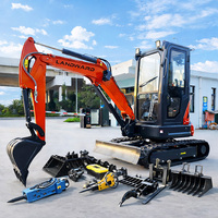 Mini-excavatrice sur chenilles Landward neuve pour usage domestique – Prix des excavatrices de 1 et 2 tonnes – Petite pelle compacte avec certifications CE EPA/Euro V – En promotion