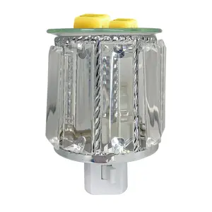 Quemador Eléctrico De Cera Aromática Inrorans - Temporizador, 7 LED Cambiantes, Plato Silicona