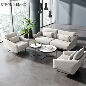 Muebles Z modernos Diseños americanos Nordic Wohnzimmer Muebles seccionales para sala de estar Asiento de amor Juego de sofá reclinable de Tela Gris