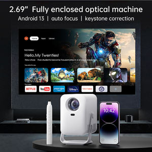 First One MINI 720P Portable Interactive Touch Android 13,0 HD Video Projector con Youtube y <span class=keywords><strong>Netflix</strong></span> - Product Image 3
