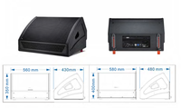 Haut-parleur de moniteur actif et passif professionnel à haute puissance pour les performances en extérieur. H multifonctionnel
