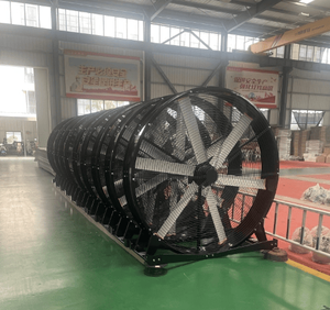 Ventilateur mobile industriel de 1,5 m pour centre de fitness, installation gratuite, fixation au plafond, composant moteur central, grand ventilateur mobile S - Product Image 2