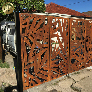 Tấm Chắn/Hàng Rào Bằng Thép Corten Ngoài Trời Trang Trí Bằng Kim Loại Làm Vườn - Product Image 3