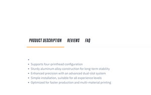 Placa de Montaje de Cabezal de Impresión ELEGOO para Impresora 3D OrangeStorm Giga - Product Image 5