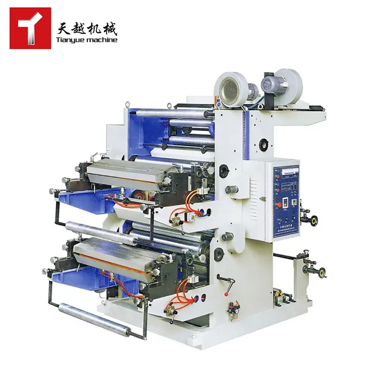 YT-2600 2800 21000 2 4 6 stampante per sacchetti di plastica a colori mini macchina da stampa flessografica