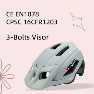 <span class=keywords><strong>Casco</strong></span> de <span class=keywords><strong>Ciclismo</strong></span> <span class=keywords><strong>Enduro</strong></span>/Trail con Construcción Reforzada In-Mold, Visera de 3 Pernos, Certificado de Seguridad, 14 Ventilaciones, para Jóvenes y Adultos - Product Image 3