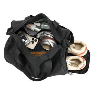 Bolsa de Viaje Geométrica de Gran Capacidad, para Actividades al Aire Libre, Viajes Cortos de Negocios, con Separación para Objetos Secos y Húmedos, a la Moda - Product Image 5