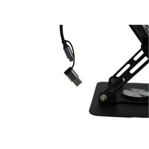 Nouveau support d'ordinateur portable pivotant 2025 avec hub USB et support pour téléphone - Product Image 4