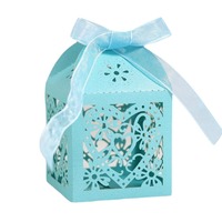 Boîte à bonbons ajourée en forme de cœur pour les fêtes et les fiançailles, emballage de chocolat de mariage en papier nacré de qualité alimentaire, fabrication en usine