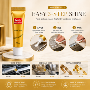 Crema concentrada premium para pulir metales, para restaurar superficies oxidadas <span class=keywords><strong>de</strong></span> acero inoxidable en embarcaciones, yates y barcos. - Product Image 1