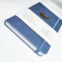 Carnet à pois personnalisable 160 g/m² A5, papier épais blanc en bambou, couverture rigide en cuir, reliure cousue, cadeau végétalien