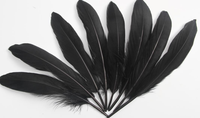 Plumes d'oie blanches naturelles lavées pour la décoration de robes, jupes, coiffes d'ange, accessoires de danse et loisirs créatifs – Structure légère