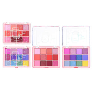 Paleta <span class=keywords><strong>de</strong></span> sombras <span class=keywords><strong>de</strong></span> ojos <span class=keywords><strong>de</strong></span> 12 colores, set <span class=keywords><strong>de</strong></span> <span class=keywords><strong>maquillaje</strong></span> para niños, venta al por mayor, 12 unidades/caja, 4 tipos - Product Image 2