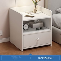 Table de chevet JIUYI grande et moderne, meuble de rangement domestique simple avec serrure, mini armoire de rangement