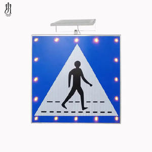 Pellicola Riflettente 600*600 MM per Segnaletica Stradale LED Solare, Segnali di Limite di Velocità e Avvertimento per Zone Scolastiche - Product Image 1