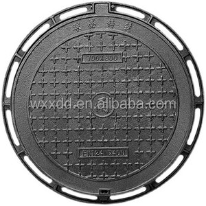 Cường độ cao en124 A15/B125/C250/D400/E600 dễ uốn gang <span class=keywords><strong>manhole</strong></span> bìa cho đường và nước thải cơ sở - Product Image 1