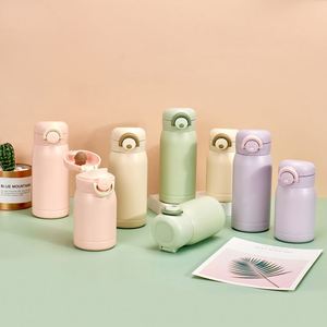 Venta al por Mayor de Vasos Infantiles de Acero Inoxidable 304 de 350 ml, Doble Pared, Aislamiento al Vacío, Ligeros, Portátiles, con Tapa y Asa, 6-12 Horas - Product Image 1