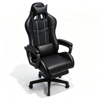 Ensemble de table, chaise et fauteuil de salon pour ordinateur personnalisé, avec haut-parleur RGB rouge, chaise de jeu Scorpion réglable avec fonction massage, 1 pièce, livraison gratuite