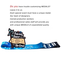 Médaille de sport personnalisée en émail avec impression UV, médaille de luxe gravée en argent de Malaisie pour la musculation et le patinage, avec cordon, pour les activités académiques