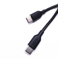 Cable de Carga Rápida Tipo-C de Cobre Puro de 0.2M 1M, Transmisión de Datos, Silicona TPE 30/28/26 AWG para Teléfonos Móviles, Escáner de Computadora