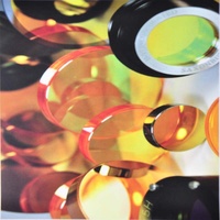 ZnSe jaune Transparent rond maison impression inde industrielle absorption laser dycroic Focus Len