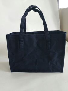 <span class=keywords><strong>Toile</strong></span> cirée Stand UP Shopping Sac fourre-tout fait à la main Sac d'épicerie solide Extra Large Carryall Sac à bandoulière - Product Image 3