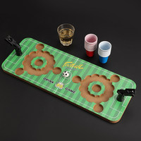 Jeu de table interactif en plastique durable et amusant pour 2 joueurs, idéal pour les fêtes en famille, avec coins arrondis