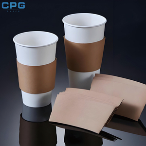 Vasos de Papel Desechables Ecológicos Personalizados de Grado Alimenticio de 4oz 8oz 12oz 16oz, Vasos de Papel para Café con Revestimiento PLA - Product Image 1