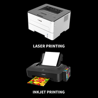 Papel adhesivo A3 A4 imprimible de primera calidad, papel adhesivo blanco, papel autoadhesivo para impresora de inyección de tinta y láser