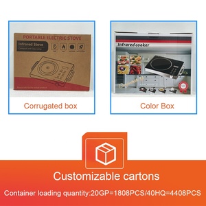 Công suất cao điện cảm ứng đung với điều khiển cảm ứng cho nhà RV ngoài trời sử dụng bảng cài đặt thép không gỉ 3500 Wát - Product Image 6