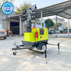 Système d'énergie solaire Led Tour d'éclairage mobile portable solaire Remorque d'éclairage à bas prix à vendre - Product Image 2