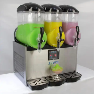 Suministro de fábrica Máquina de aguanieve de hielo comercial de tres cilindros Máquina de bebidas congeladas para batidos de hielo Bebida de hielo de verano de congelación rápida - Product Image 4