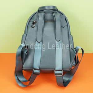 Mochilas de cuero Andong para mujer, mochila clásica de cuero vacuno genuino, sencilla y a la moda. - Product Image 6