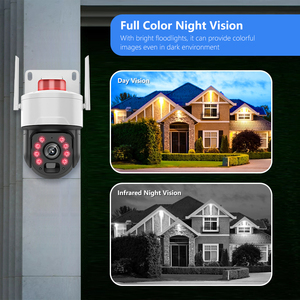 HD 5MP 30x zoom không dây 4G Sim ngoài trời PTZ an ninh IP Camera 8W 40AH pin năng lượng mặt trời bảng điều khiển âm thanh hai chiều Pan-Tilt IP66 - Product Image 4