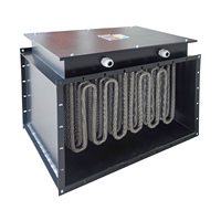 Tubo de calefacción de soplador de aire caliente industrial de tubería de gas de combustión de sala de secado de temperatura constante integrada de 10KW, calentador de conductos de potencia de 60KW